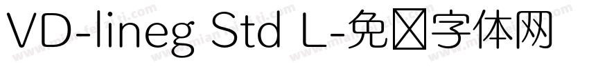 VD-lineg Std L字体转换